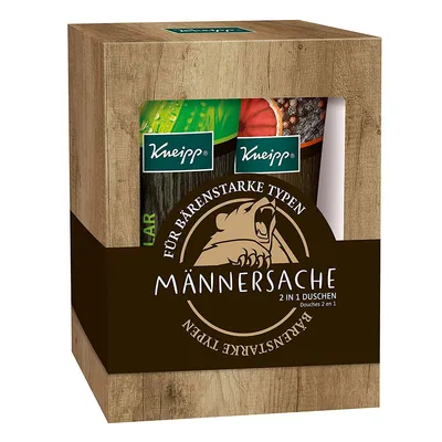 Verpackungsbild Kneipp Männersache Aroma Pflegedusche Geschenkpackung 400ml