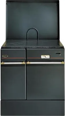 Image de Cuisinière à bois 10kw noir - Godin - 240162NOIRPOLI -