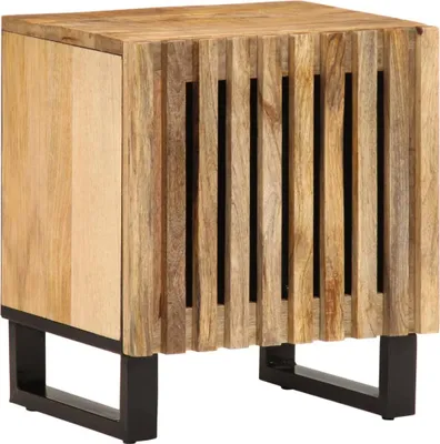 Obrázek produktu pro vidaXL Noční stolky 2 ks 40x34x46 cm Hrubé mangové dřevo