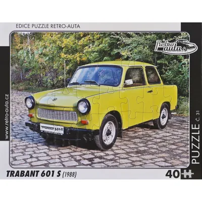 Obrázek produktu pro Puzzle č. 31 - TRABANT 601 S (1988) 40 dílků