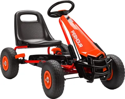 Produktbild von AIYAPLAY Gokart Tretauto mit Handbremse verstellbar Sitz Vor- und Rückwärtsgang