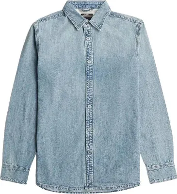 Produktbild von G-star Clean Langarmhemd Blau 2XL Herren Blau 2XL