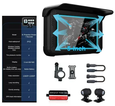 Immagine prodotto di Navigazione per auto - Sistemi di navigazione - GPS - Navigazione CarPlay - Navigazione Android Auto - Schermo da 5 pollici