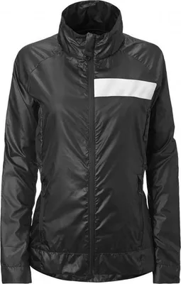 Produktbild von Björn Borg - Damen - Carrie Laufjacke - Schwarz/Weiß - Gr. 34