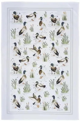 Produktbild von Geschirrtuch "Farmhouse Ducks" 100% Baumwolle