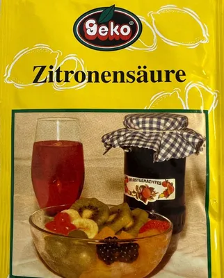 Produktbild von Zitronensäure Geko (E 330) 20 g