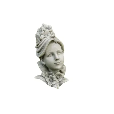 Produktbild von Blumenkind Kopf Christrose zum Aufstecken perfekt für den Garten oder Innenraum, aus hochwertigem Resin Neu, Figur zur Gartengestaltung 11-90015