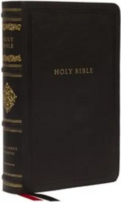 Productafbeelding van KJV Large Print Reference Bible, Black Leathersoft, Red Letter, Comfort Print, Thumb Indexed (Sovereign Collection)