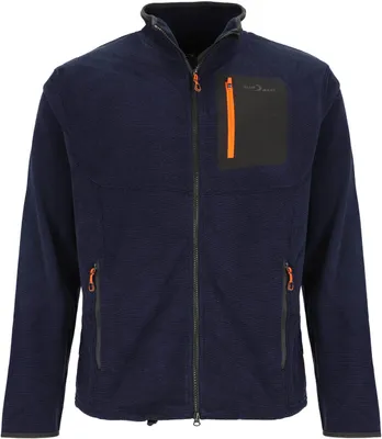 Produktbild von Blue Wave Herren Fleecejacke Mirco mit Stehkragen - Jacke mit Reißverschluss in Marine Größe L