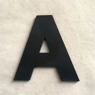 Produktbild von Wandaufkleber Buchstabe schwarz 9 x 7,4 cm, Buchstabe A