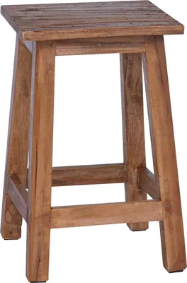 Obrázek produktu pro Stolička Přírodní 30 x 30 x 47 cm Mahagonové dřevo