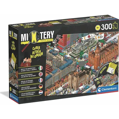 Produktbild von CLEMENTONI Puzzle MIXTERY Hackerangriff in London 300 Teile