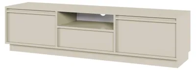Immagine prodotto di Selsey Evo - Mobile TV a 2 ante con cassetto, grigio, 154 cm