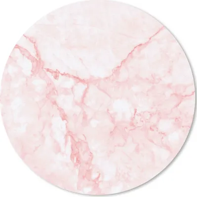 Produktbild von MuchoWow® Mauspad Mousepad Marmor - Weiß - Rosa - Chic 20x20 cm - Mousepads - Maus Mat - Pad - Mausunterlage - Schreibtischmatte