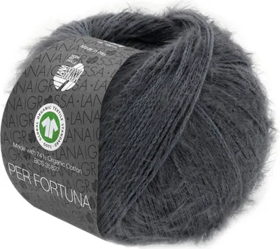 Produktbild von Lana Grossa - Per Fortuna GOTS 0060 dunkelgrau
