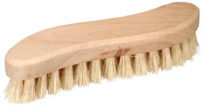 Produktbild von Scheuerbürste, echt Fibre, S-Form aus Holz 21 cm