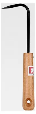 Produktbild von Bonsai Wurzelhaken, professionelle Bonsai-Werkzeuge aus Manganstahl, Gartengeräte, robust und komfortabel mit ergonomischem Holzgriff, 22 cm