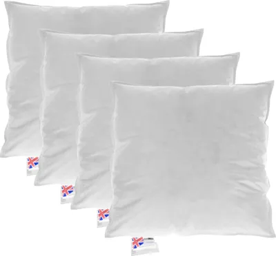 Produktbild von HOMESCAPES 4er-Set Füllkissen 40 x 40 cm – Kissenfüllung Gänsefedern & Daunen