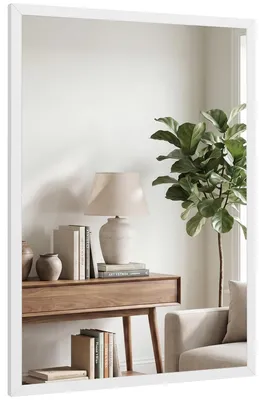 Productafbeelding van HOMCOM Wandspiegel, 50 x 70 cm, Rechthoekige spiegel voor slaapkamer en badkamer