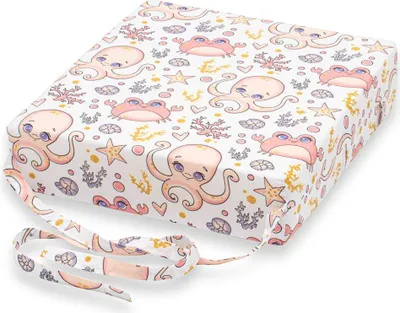 Zdjęcie produktu dla Siedzisko na krzesło dla dzieci New Baby BASIC Osmiornice pink