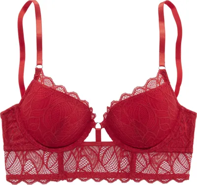 Produktbild von LASCANA Push-up-BH Alicia rot Größe 70 Cup C