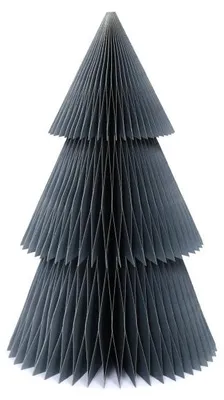 Only Natural – Wabenpapier-Weihnachtsbaum – Grün – 30 cm – Ansicht 1