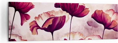 Produktbild von Bild auf Leinwand - Leinwandbild - Mohn Blume Wiese - 160x50cm - Wand Bild - Wanddeko - Wandbilder - Leinwanddruck - Bilder - Kunstdruck - Wanddekoration - Leinwand bilder - Wandkunst - AB160x50-3934