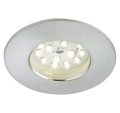 Produktbild von Briloner LED Einbauleuchte rund Chrom IP44 5,5W Modul 470lm warmweiß 3000K 110° dimmbar