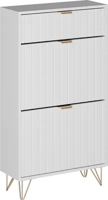 Immagine prodotto di Armadio per le scarpe Vicco Helge Bianco 60 x 107.5 cm 2 scomparti, Model 54241