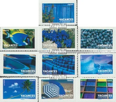 Produktbild von Briefmarken Frankreich 2007 Mi 4247-4256 (kompl.Ausg.) postfrisch Urlaubsgrüße