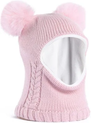 Produktbild von Warme, gestrickte Mützen für Babys mit Pompon – Winteraccessoire für Jungen und Mädchen