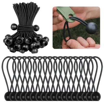 Immagine prodotto di Spanrubbers (50 pezzi) - Elastici per vele - Elastici per tende - Corda elastica da 15 cm - Resistente ed elastica - Corda elastica