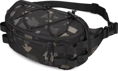 Produktbild von Famanu Hüfttasche Wasserabweisend - Taktische Bauchtasche für Outdoor-Aktivitäten