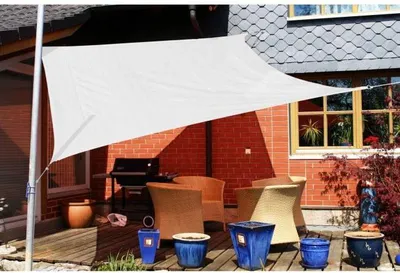 Obrázek produktu pro Sluneční plachta 3,5 x 4,5 m bílá