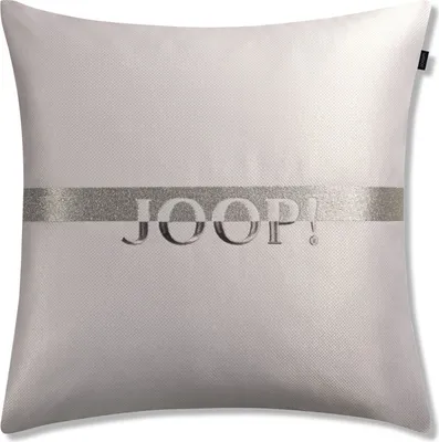 Produktbild von JOOP! Zierkissenhülle Label silber 50x50cm