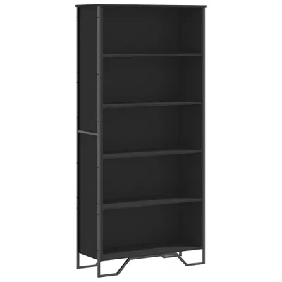 Obrázek produktu pro vidaXL Regál na knihy černý 80x31x169 cm Materiál na bázi dřeva