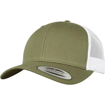 Produktbild von FLEXFIT 6606T | Retro Trucker 2-Tone Cap / Kappe / Mütze / Hut - Farbe: Buck/White - Größe: One Size