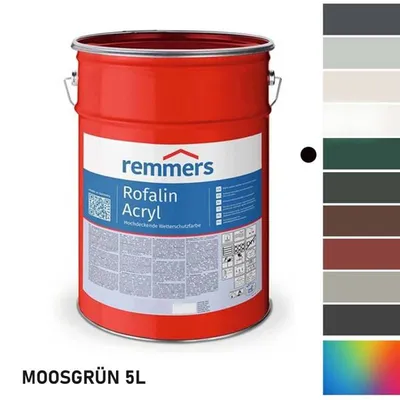 Produktbild von Remmers Rofalin Acryl - 5 Ltr (Moosgruen)