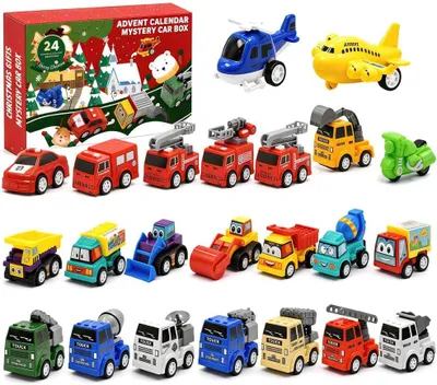 Produktbild von Adventskalender für Autos 2026 – Rennspielzeug für Sportwagen