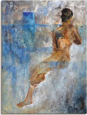 Produktbild von ARTland Leinwandbild Nackt Barbara Größe: 60x80 cm
