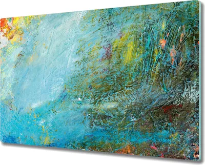 Produktbild von Coloray Schneidebrett Herdabdeckplatte 80x52 cm Kochplattenabdeckung Hackbrett Küchenbrett - Malerei