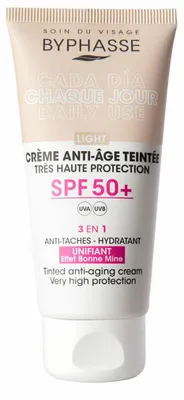 Produktbild von Byphasse Anti-Ageing Creme FACIAL CREAM Spf 50 ml