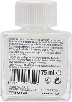 Produktbild von Glänzendes Acrylmedium für Farbe - 75 ml