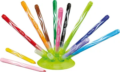 Produktbild von Maped Color'Peps Jungle Innovation, 12-pack, Schwarz, Blau, Braun, Grün, Orange, Pink, Violett, Rot, Gelb, Rundspitze, Mehrfarbig, Jungle, 12 Stück(e), Sichtverpackung