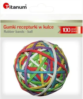 Produktbild von Empfangsgummibänder in einer Kugel 110g Titanum