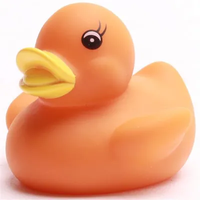 Produktbild von Mini Badeente orange 4,5 cm