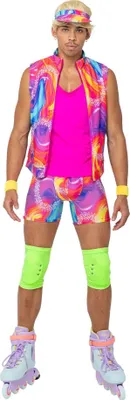 Produktbild von Neon Rollerblade Boy Kostüm Größe: S