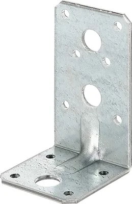 Produktbild von Alberts Schwerlast-Winkelverbinder mit Sicke | sendzimirverzinkt | 90 x 50 x 50 mm | 50er Set