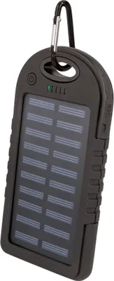 Produktbild von Setty, 5.000mAh Solar Powerbank Überladungsschutz, Schwarz
