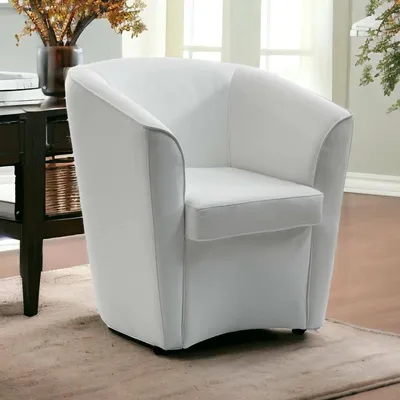 Produktbild von Lounge-Sessel Dabbiat, Lounge-Sessel, 100%  Italy, Relaxsessel aus Kunstleder, Cm 70x60h74, Weiß